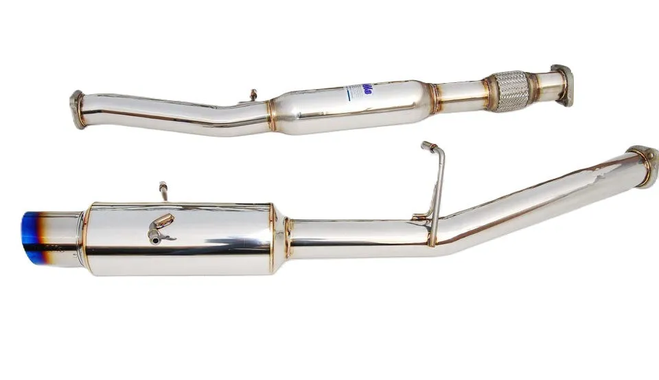 Invidia N1 Exhaust Subaru WRX & STi (02-07) w/ Resonator - Polished or Blue Titanium Tip