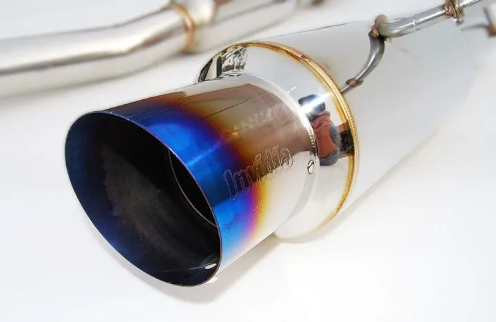 Invidia N1 Exhaust Subaru WRX & STi (02-07) w/ Resonator - Polished or Blue Titanium Tip