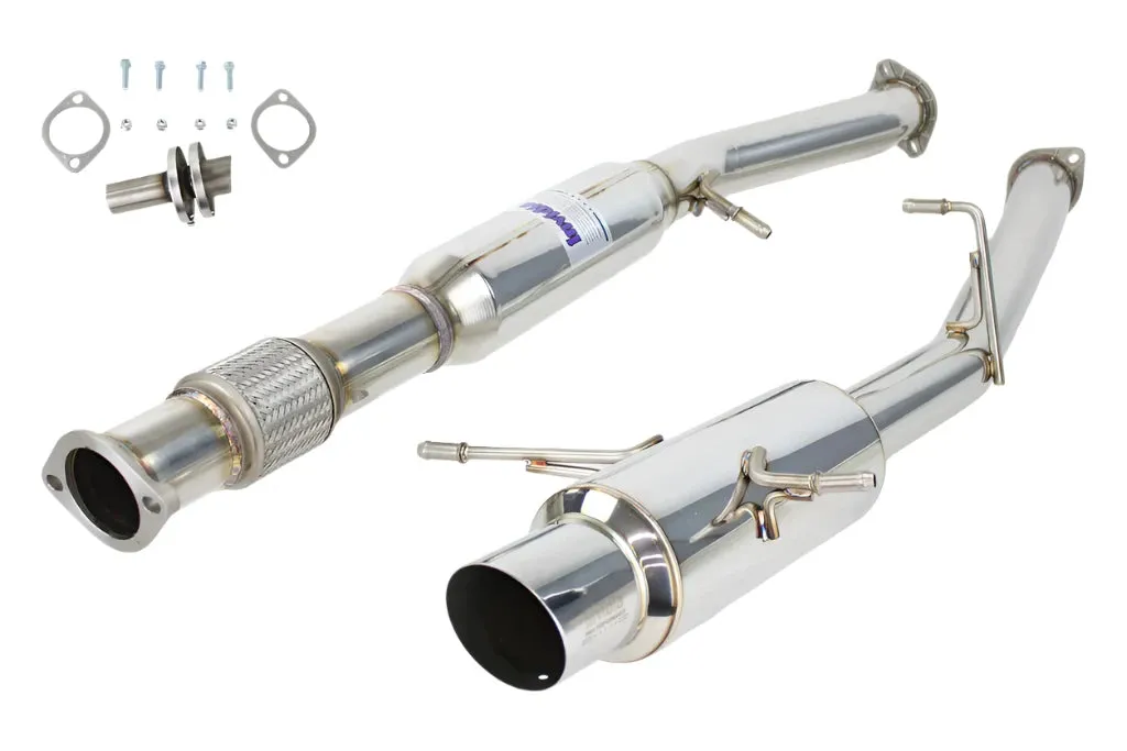 Invidia N1 Exhaust Subaru WRX & STi (02-07) w/ Resonator - Polished or Blue Titanium Tip