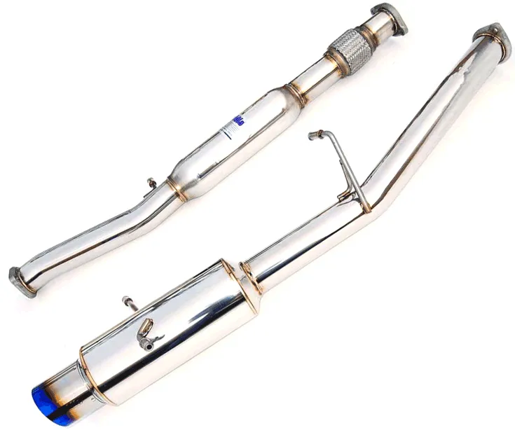 Invidia N1 Exhaust Subaru WRX & STi (02-07) w/ Resonator - Polished or Blue Titanium Tip