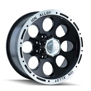 ION Alloy Series 174 Black Wheels with Machined Lip 174-6170B