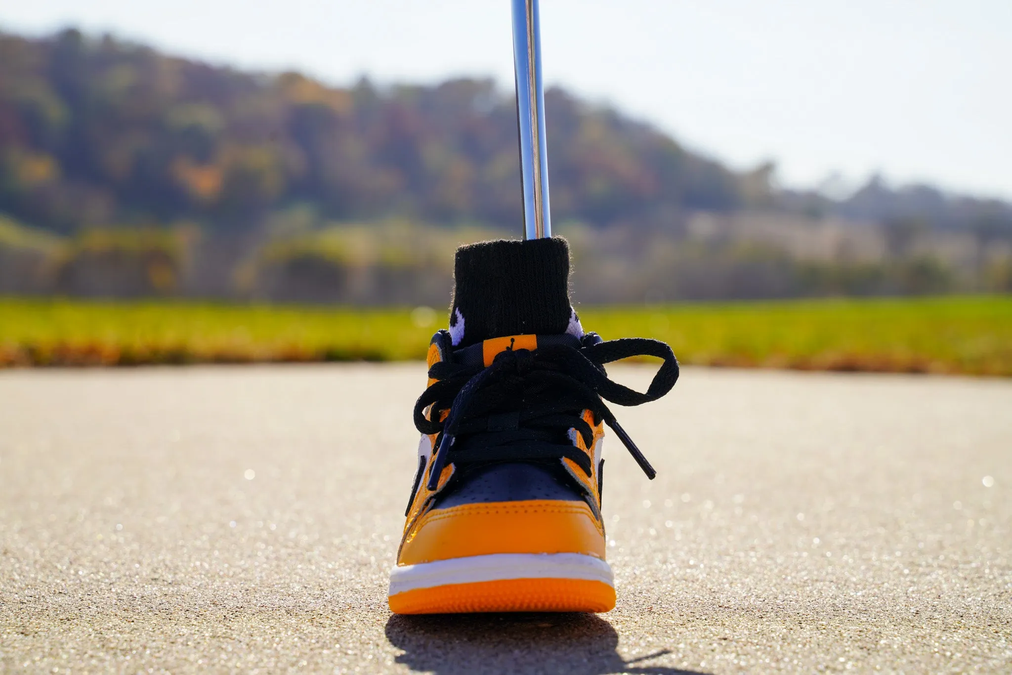 Jordan 1 Mid [IOWA HAWKEYE] Standing Sneaker Putter Cover