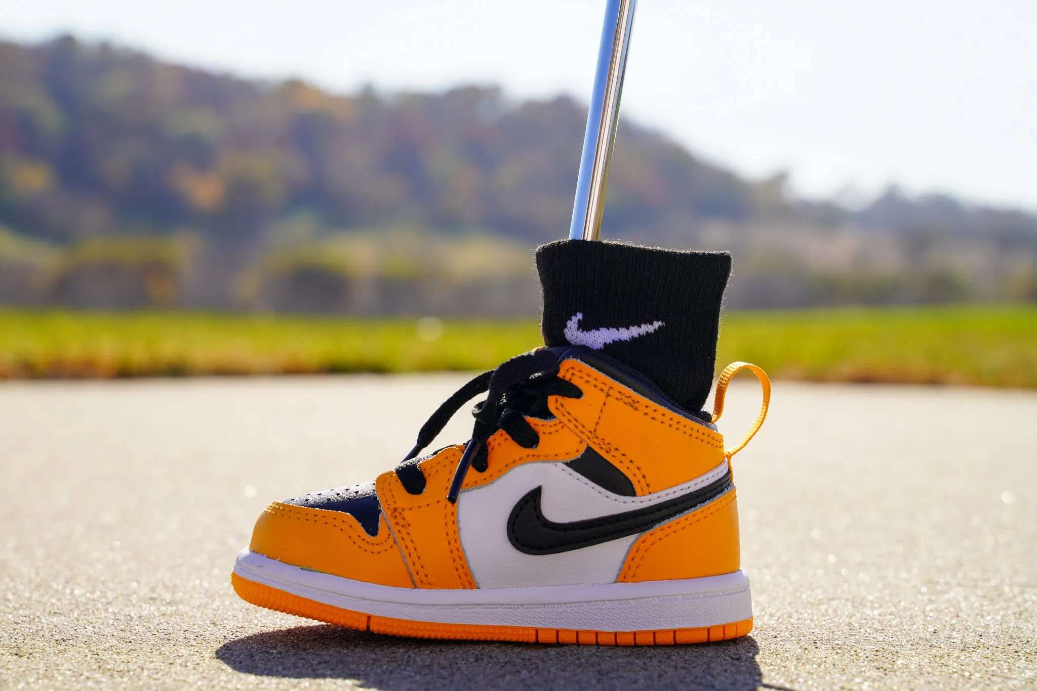 Jordan 1 Mid [IOWA HAWKEYE] Standing Sneaker Putter Cover