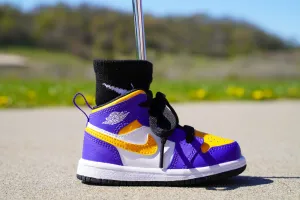 Jordan 1 Mid [LAKERS] Standing Sneaker Putter Cover