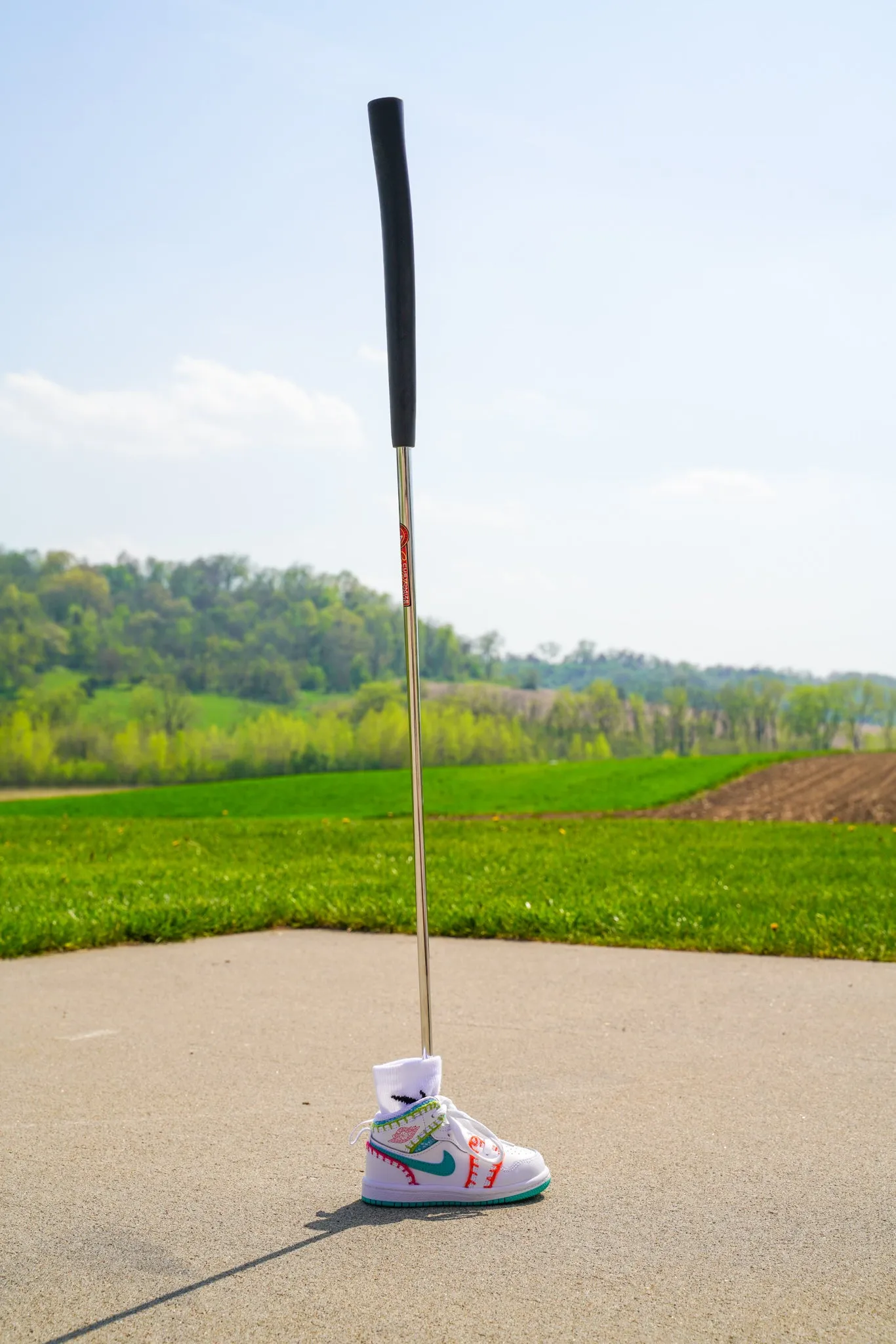 Jordan 1 Mid SE [WASHED TEAL] Standing Sneaker Putter Cover