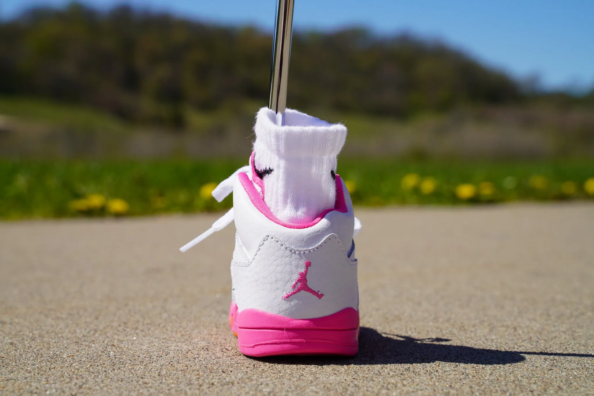 Jordan 5 Retro [PINKSICLE] Standing Sneaker Putter Cover