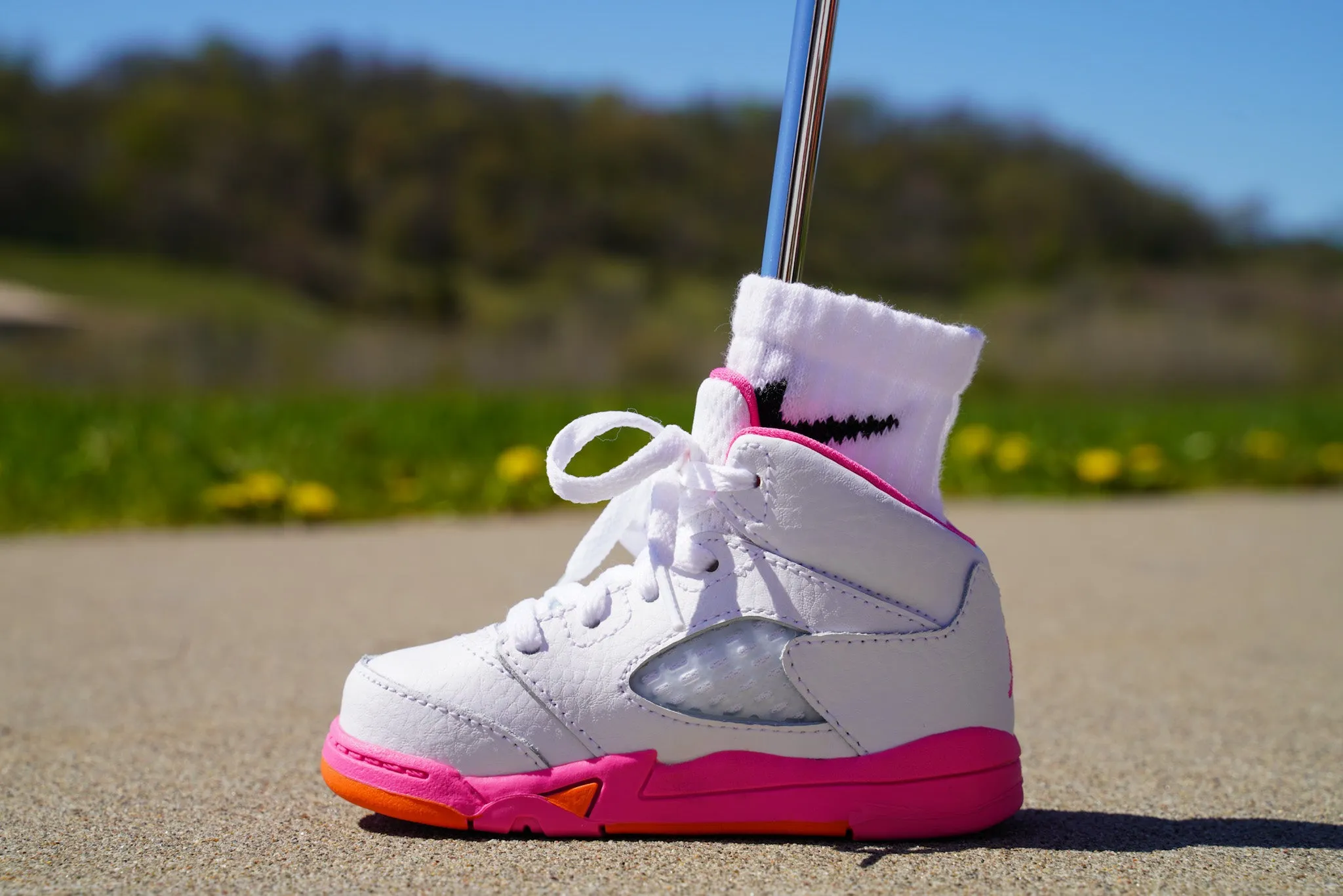 Jordan 5 Retro [PINKSICLE] Standing Sneaker Putter Cover
