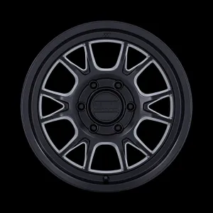 KMC KM729 Range 17X8.5 6X135 0MM Matte Black