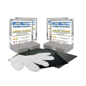 Lenz Pro Headlight Restoration Foam Kit