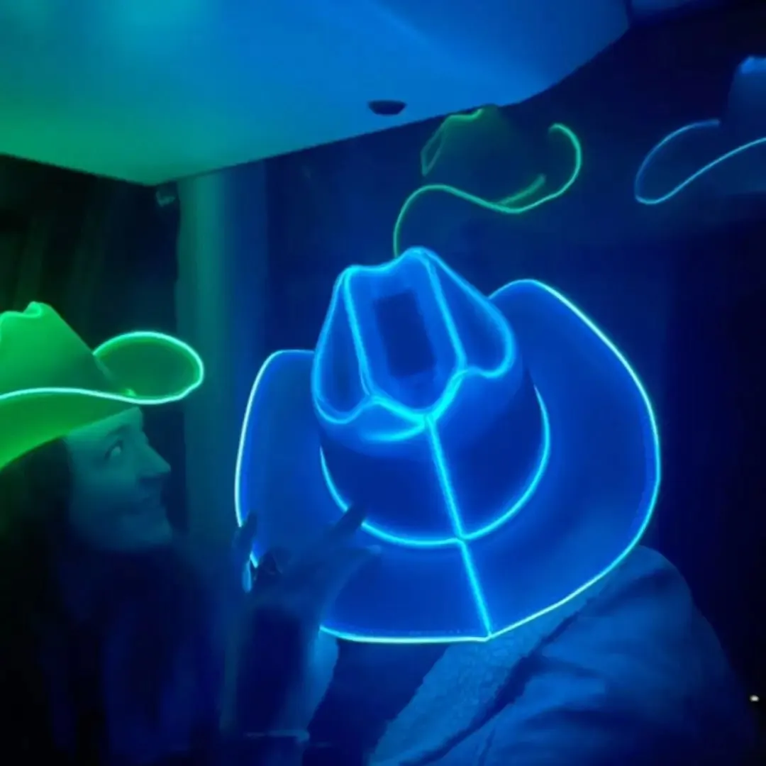 Light Up Neon Cowboys ® Hat