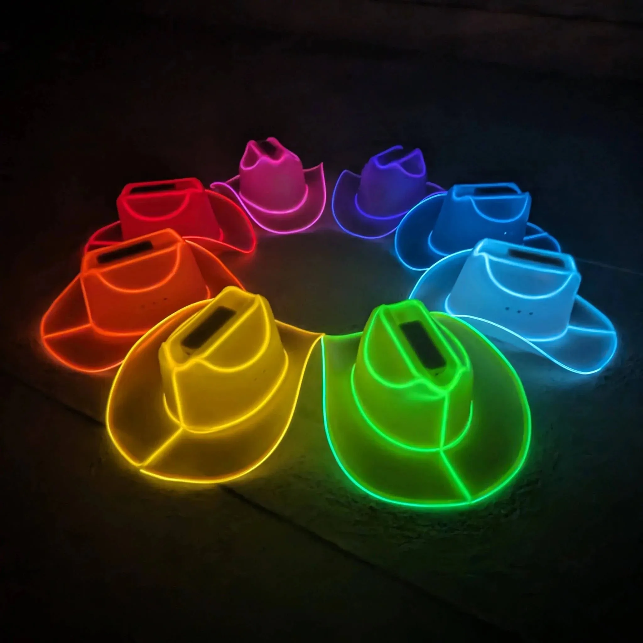 Light Up Neon Cowboys ® Hat