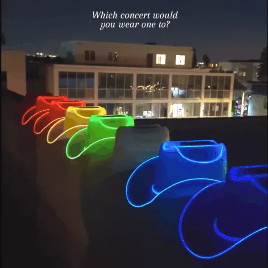 Light Up Neon Cowboys ® Hat
