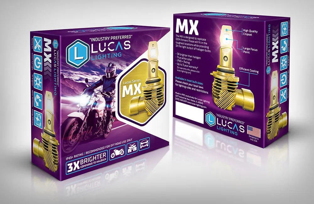 Lucas Lighting MX-9005/6 MX Series Headlight Bulb (Pair)