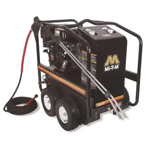 Mi-T-M HSP Series Hot Water Gas Pressure Washer with Honda Engine, 3000 psi, 2.9 gpm