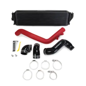 Mishimoto Honda Civic Type R 2017  Performance Intercooler Kit, Black w/ Red Piping - MMINT-CTR-17KBKWRD