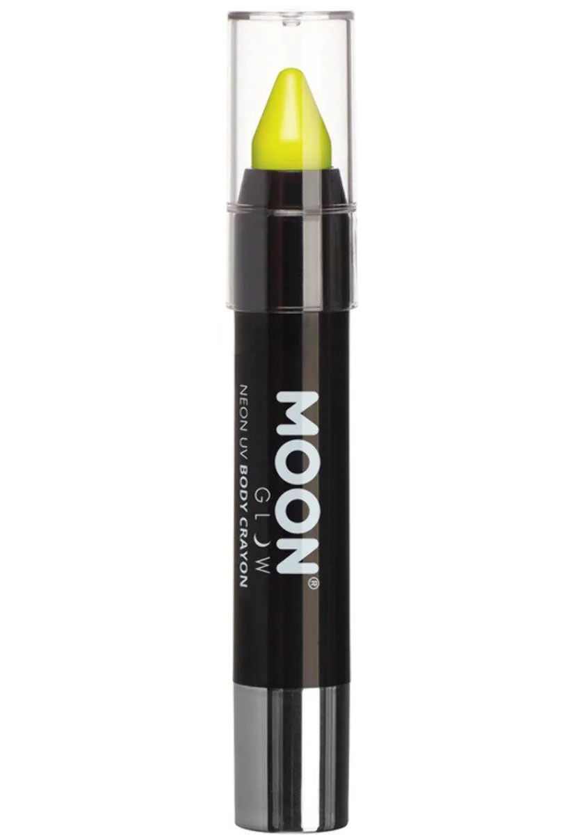 Moon Glow Intense Neon UV Body Crayons - Yellow