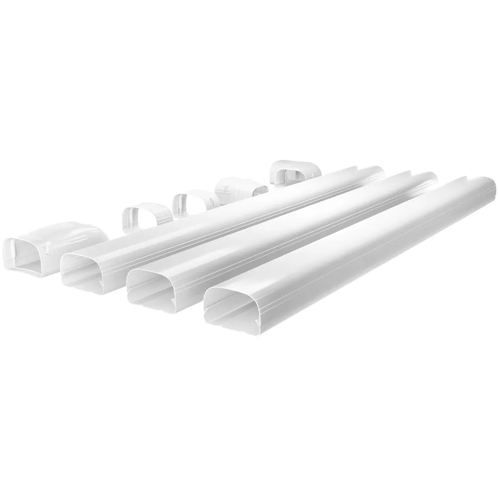 MRCOOL MLG450 - LineGuard 4.5 in. 16-Piece Complete Line Set Cover Kit for Ductless Mini-Split or Central System