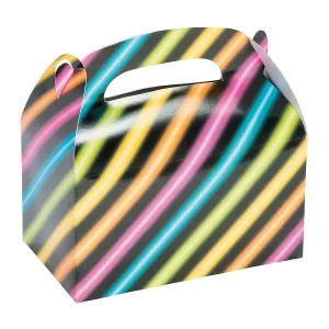 Neon Glow Party Treat Favor Boxes (12ct)