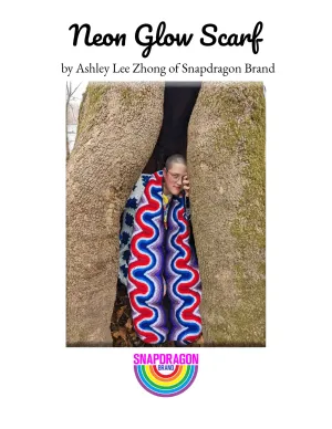'Neon Glow Scarf' Downloadable Crochet Pattern