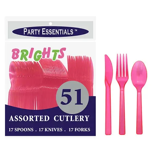 Neon Pink Cutlery