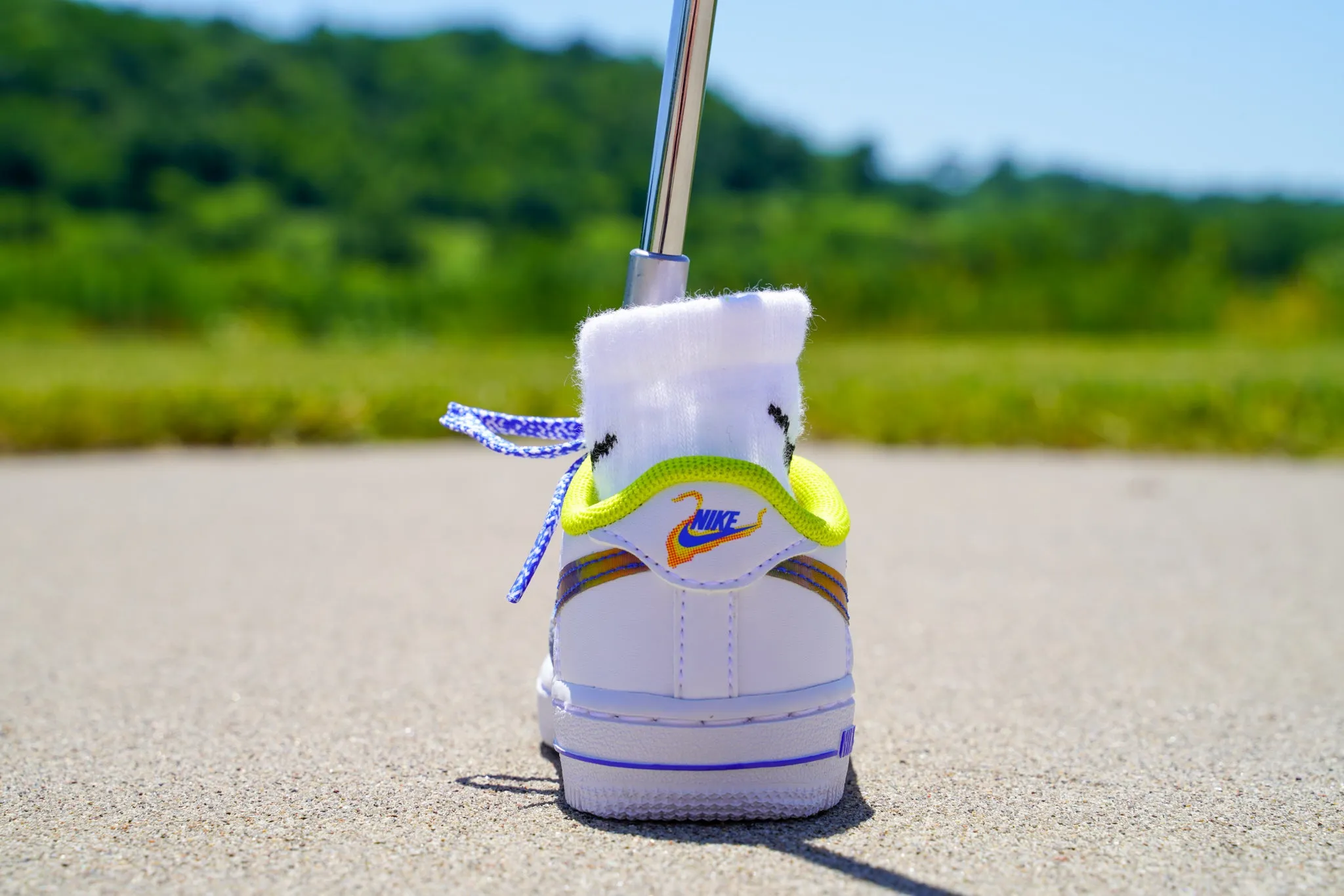 Nike Air Force 1 LV8 [MAGMA MULTICOLOR] Standing Sneaker Putter Cover