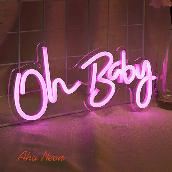 Oh Baby Neon Sign