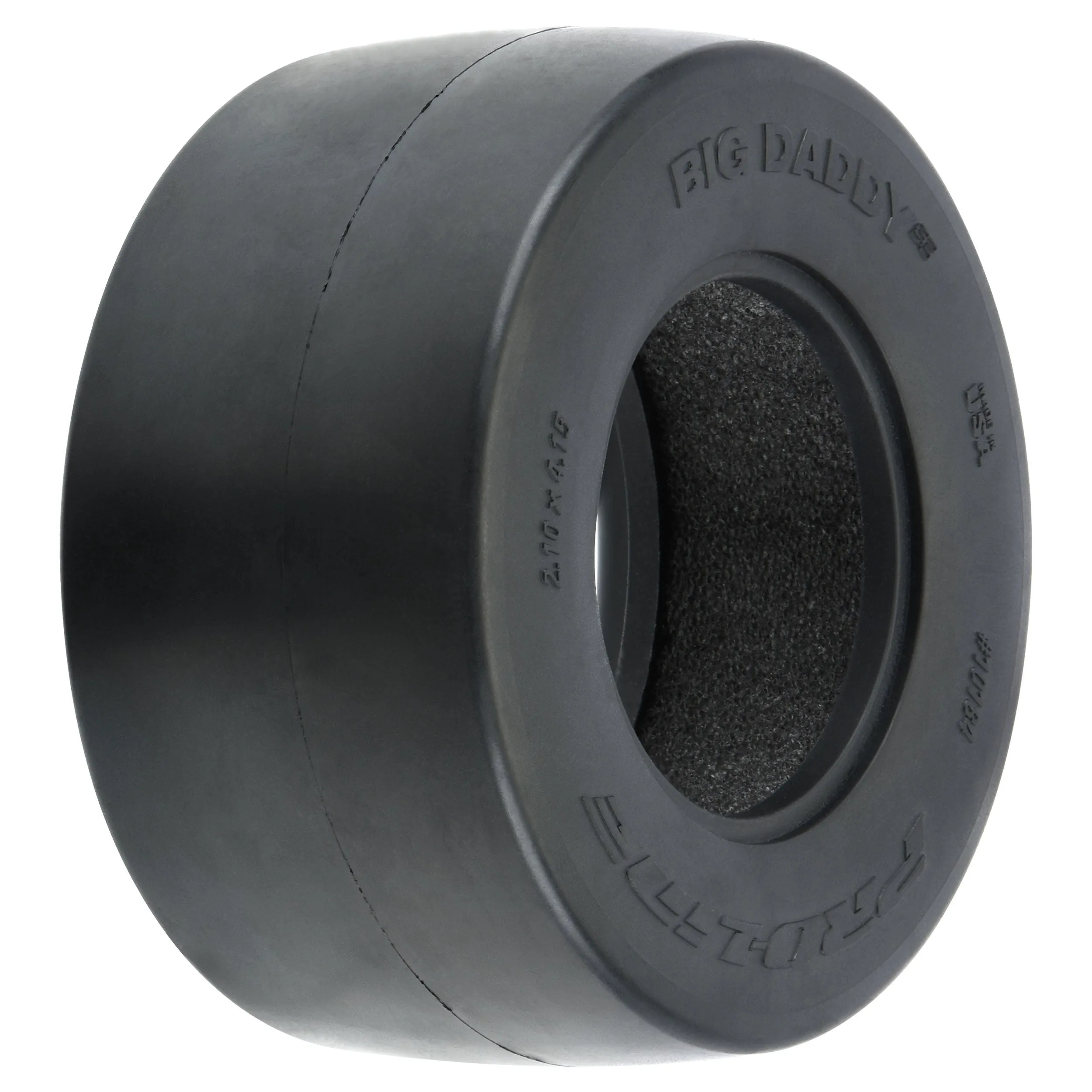 Pro-Line Big Daddy 2.2"/3.0" Wide Drag Slick MC (Clay) Tires (2): Short Course