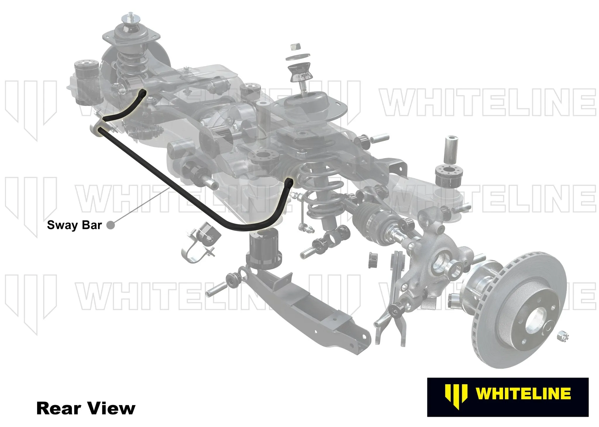 Rear Anti-Roll Bar 20mm Heavy Duty BMW 1 And 3 Series 2005-2012 - WhiteLine