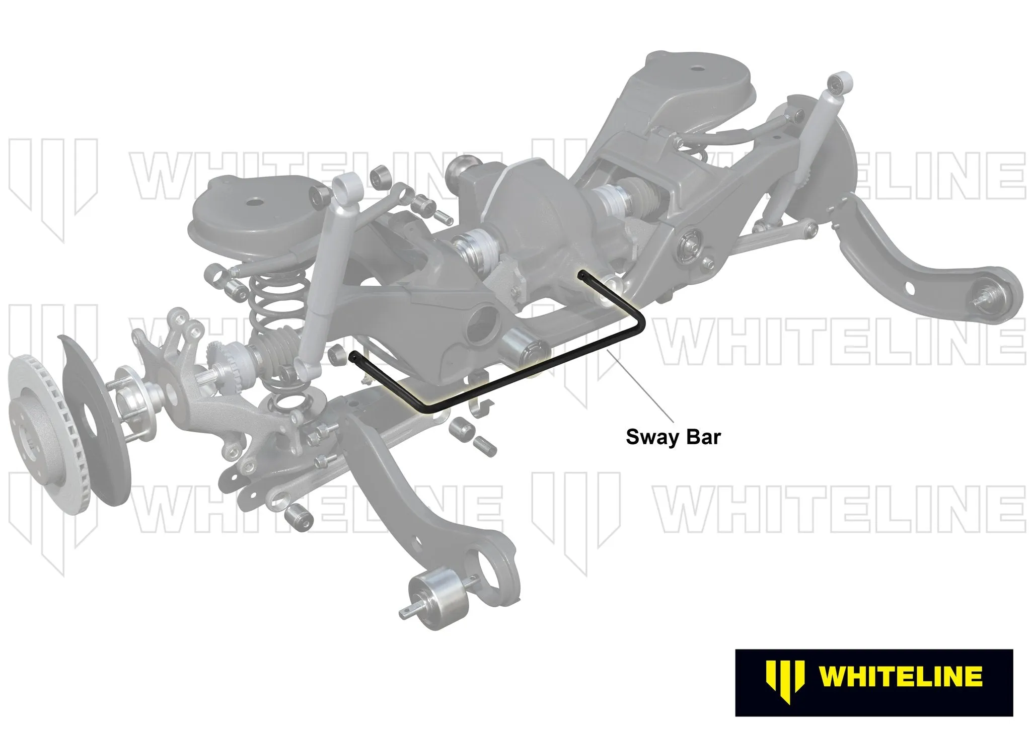 Rear Anti-Roll Bar 22mm Heavy Duty Blade Adjustable Audi S3 RS3 & VW Golf Mk7 R 2013-2019 - WhiteLine