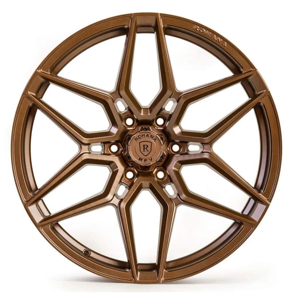 Rohana RFV2 Cross Forged Wheels (20x9.5 6x135 18ET CB 87.1) Matte Bronze  / Matte Black / Gloss Graphite