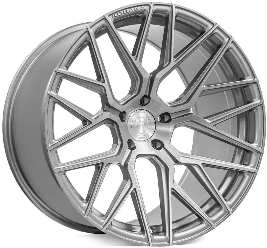 Rohana RFX10 Cross Forged Wheels (21x9 5x120 20ET CB 74.1) Brushed Titanium / Gloss Black / Brushed Bronze