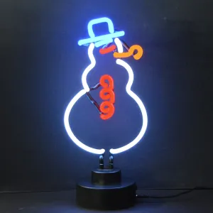 SNOWMAN NEON SCULPTURE