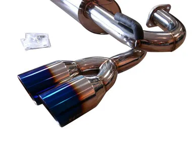Top Speed Pro 1 Exhaust Hyundai Genesis Coupe (09-12) Axle Back Titanium Blue Tips
