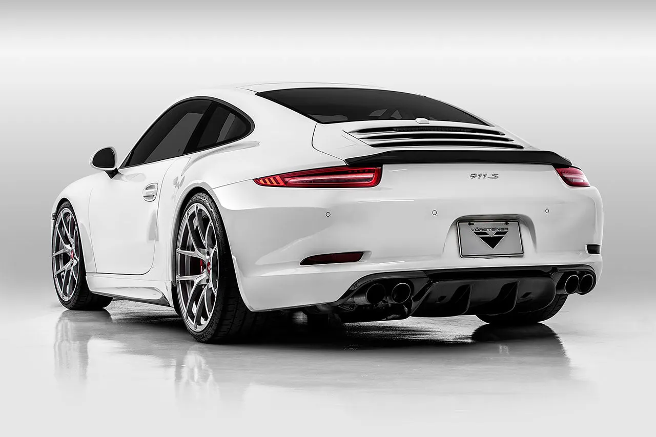 VORST Style V-GT Carbon Fiber Rear Diffuser for Porsche 991.1 911 2012 