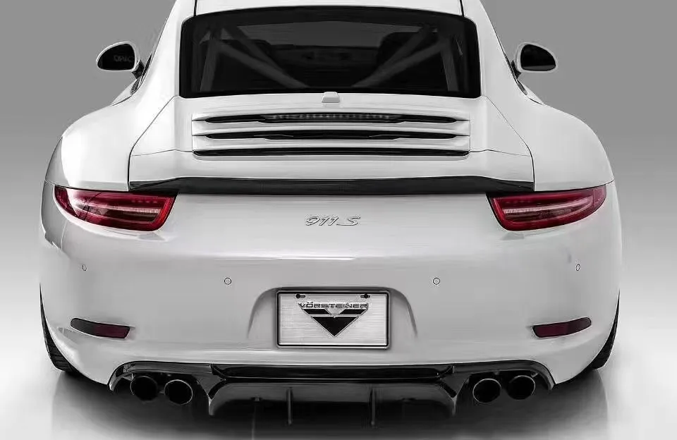 VORST Style V-GT Carbon Fiber Rear Diffuser for Porsche 991.1 911 2012 